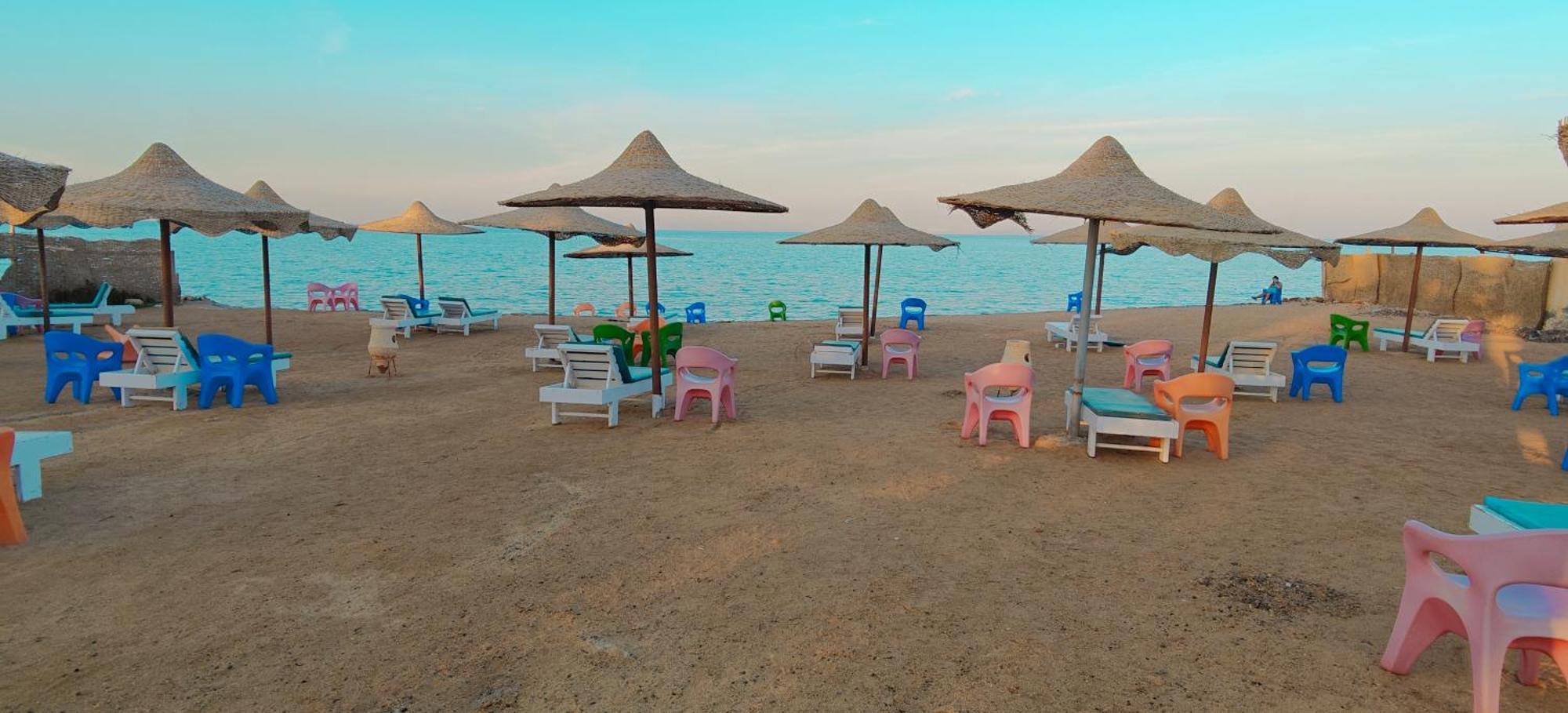 Casablanca Beach Direct Sea View Tow Bedroom Apartment Hurghada Habitación foto